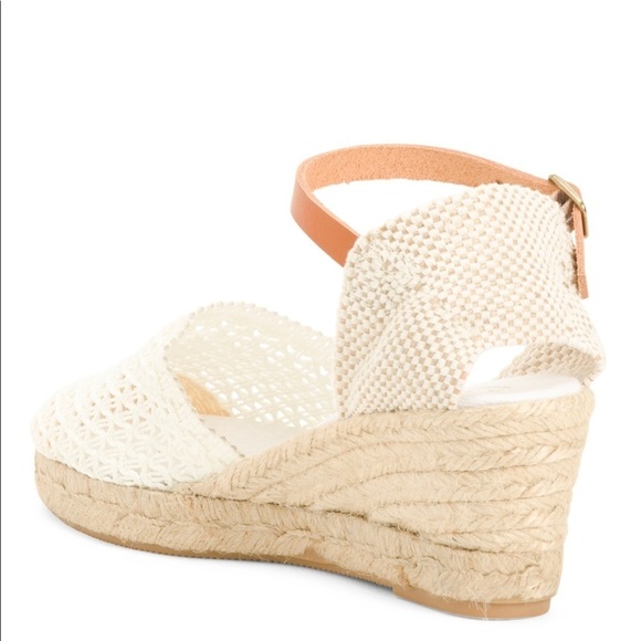 PICON Handmade Woven Wedge Espadrille Sandals - Picture 2 of 16